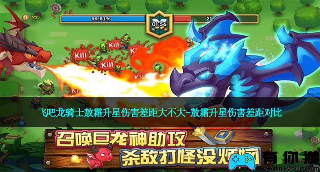 飞吧龙骑士敖霜升星伤害差距大不大-敖霜升星伤害差距对比